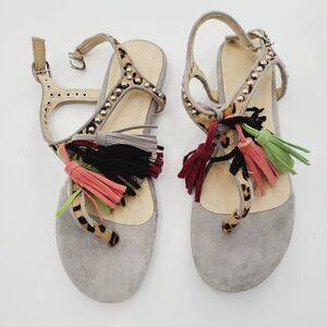 Essentiel Antwerp Suede Leather Sandals